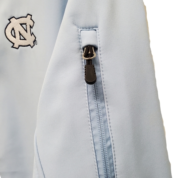UNC Tarheels Men's Zip Jacket Carolina Blue Medium Knights Apparel Lined - Picture 6 of 12